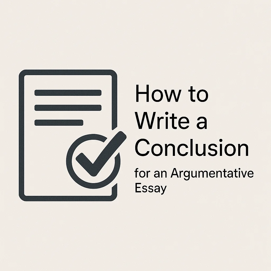 Conclusion for an argumentative essay