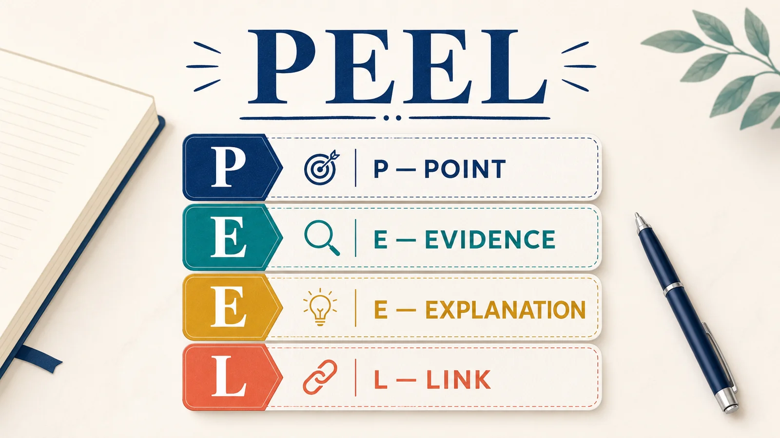 PEEL Paragraph Structure: How to Write Clear Academic Paragraphs